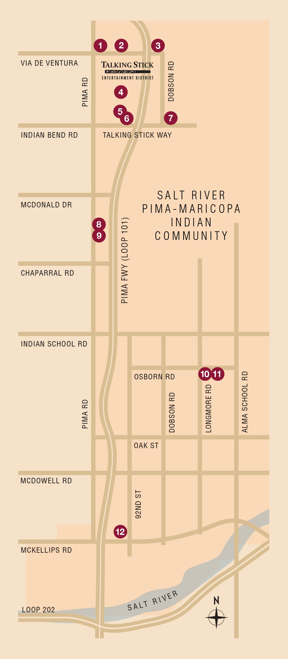Salt River Art Trail Map