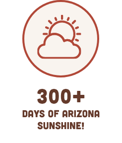 Over 300 Days of sunshine